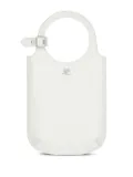 Courrèges small Holy tote bag - White
