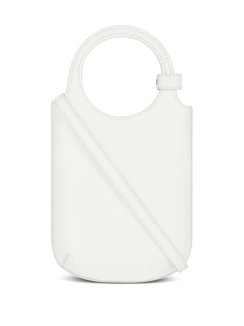 Shop Courrèges Small Holy Tote Bag In Weiss