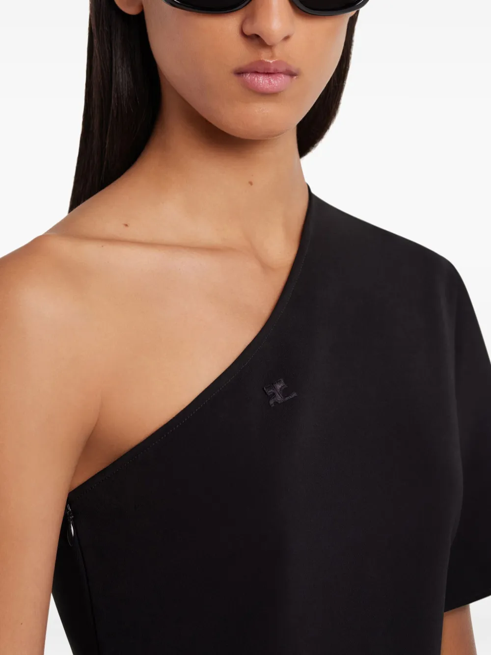 Courrèges Infinity midi-jurk Zwart