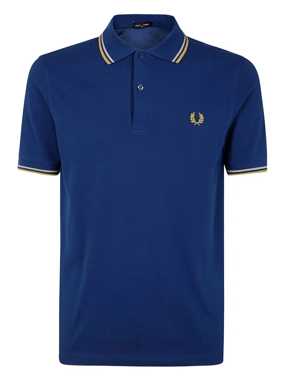 Fred Perry Poloshirt met geborduurd logo Blauw