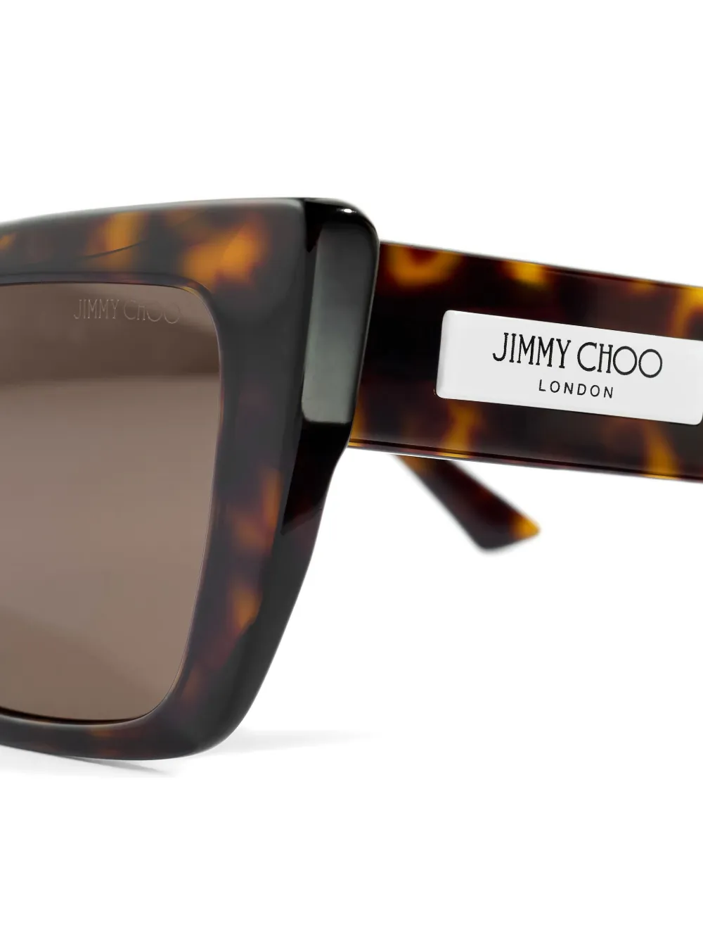 Jimmy Choo Eyewear Evadine zonnebril Bruin