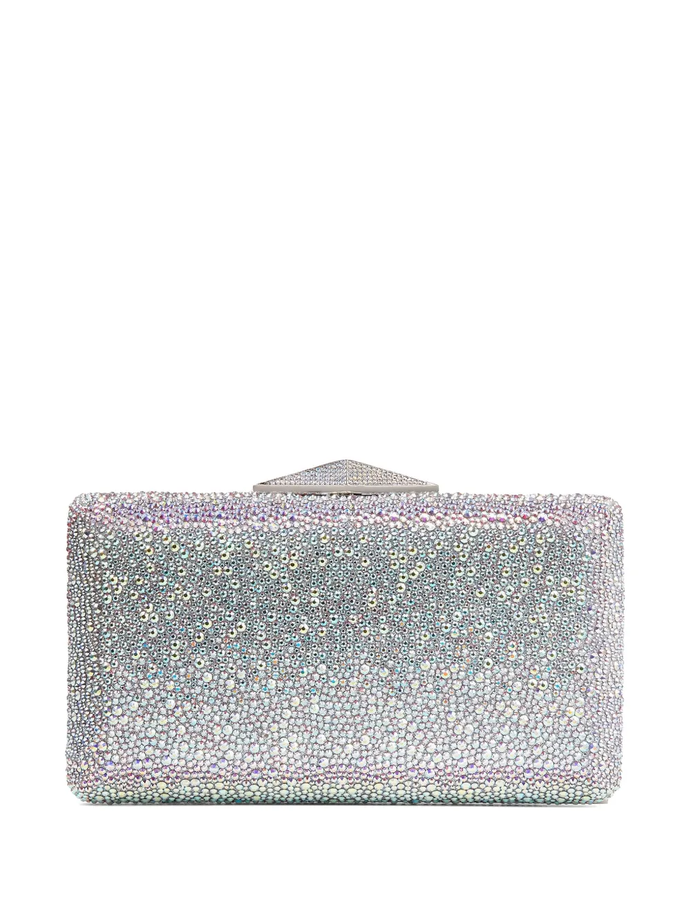 Jimmy Choo Clemmie clutch Zilver