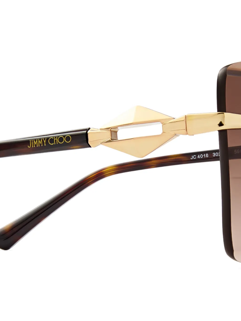 Jimmy Choo Eyewear Isaline zonnebril Goud