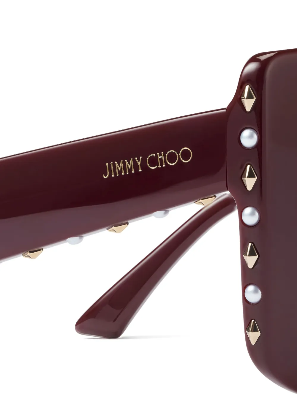 Jimmy Choo Eyewear Delphie zonnebril Rood