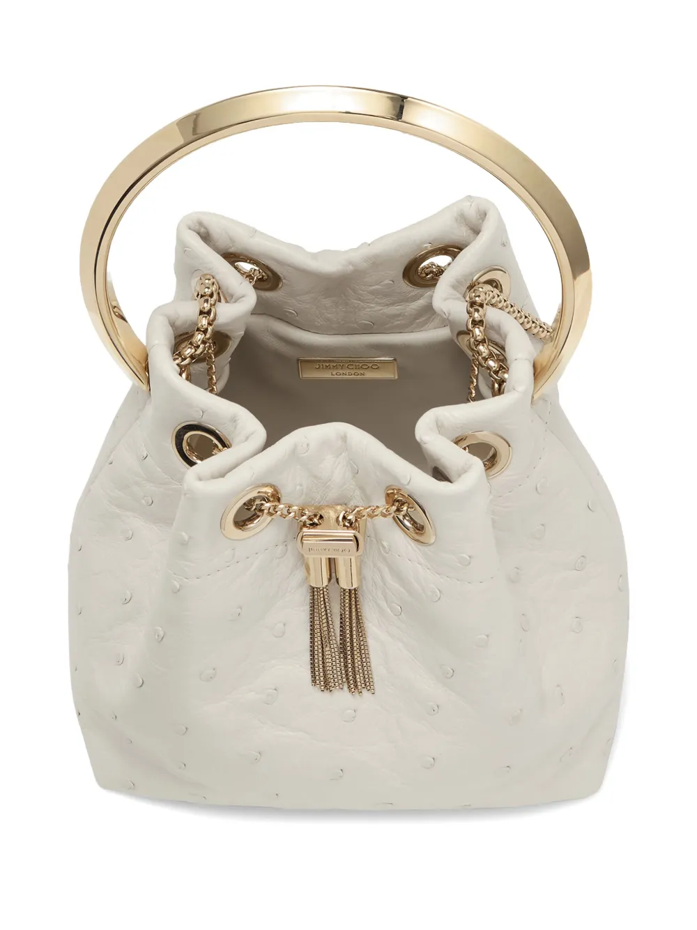 Jimmy Choo Bon bucket-tas Beige