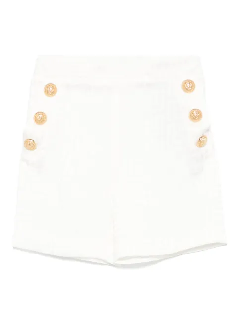 Balmain Kids Bermuda com monograma PB