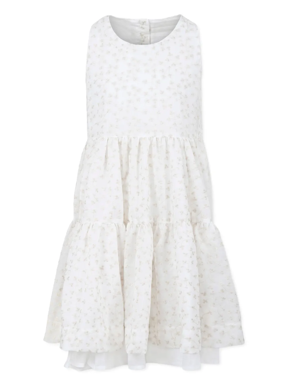Caffe' D'orzo robe à fleurs brodées | blanc | Image 1