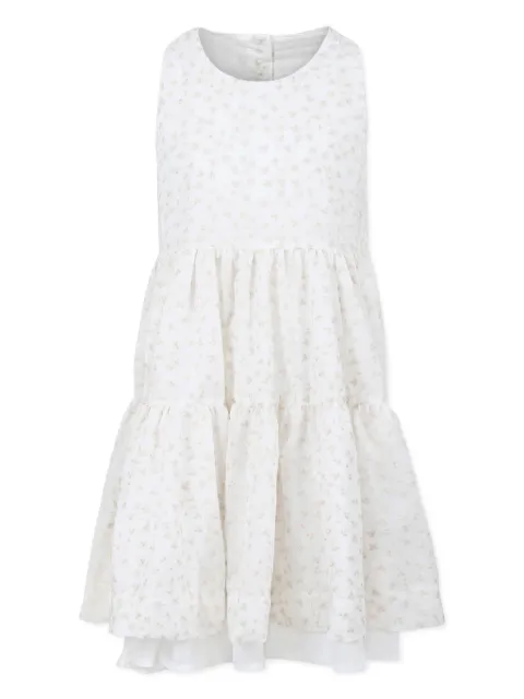 Caffe' D'orzo floral-embroidered dress