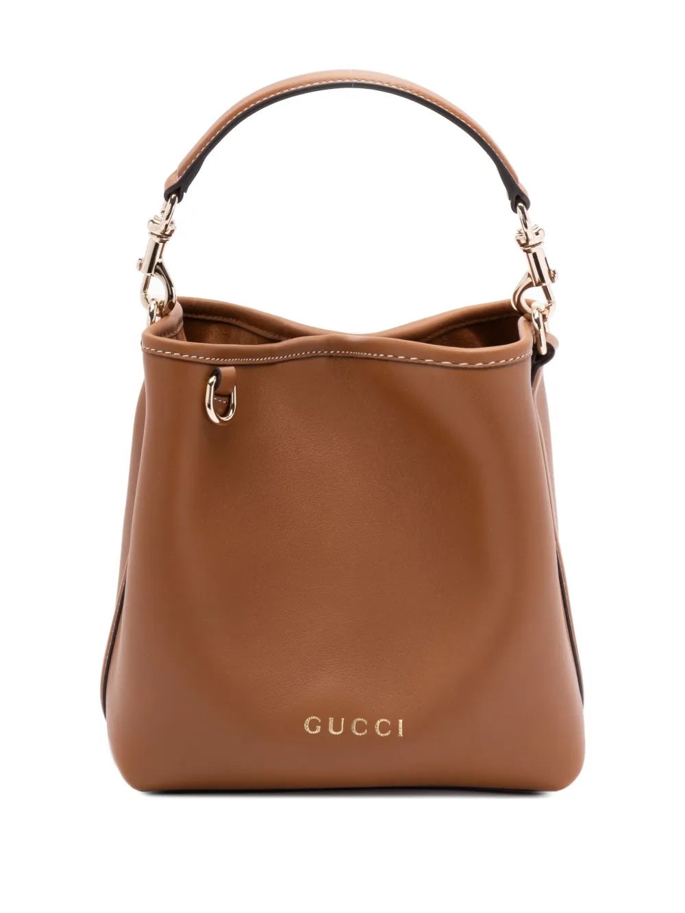 Gucci Leren shopper Bruin