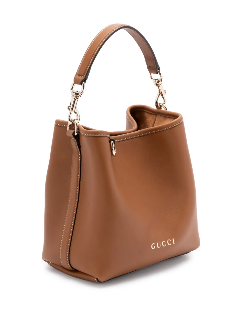 Gucci Leren shopper Bruin