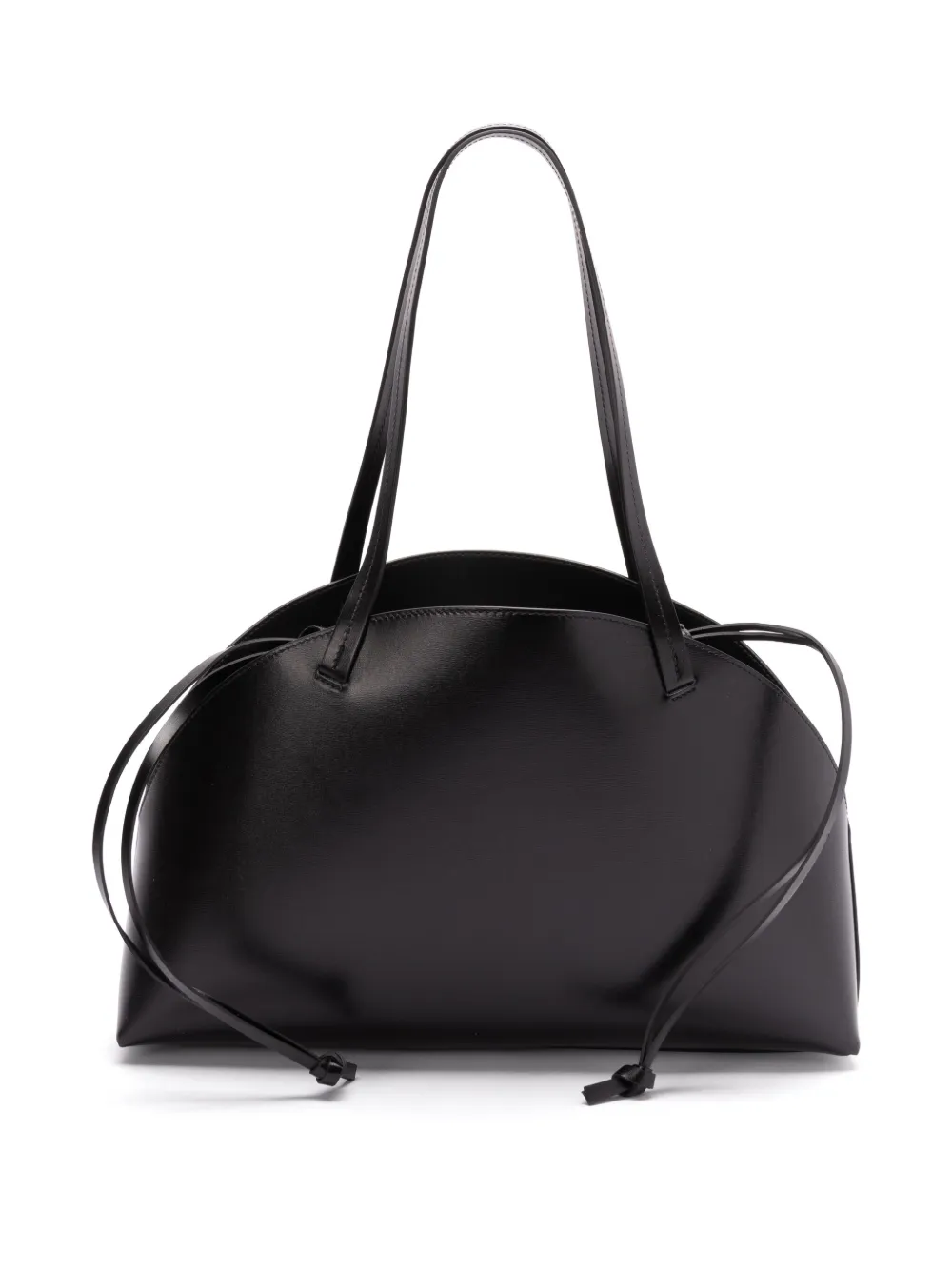 Jil Sander leather tote bag - Zwart