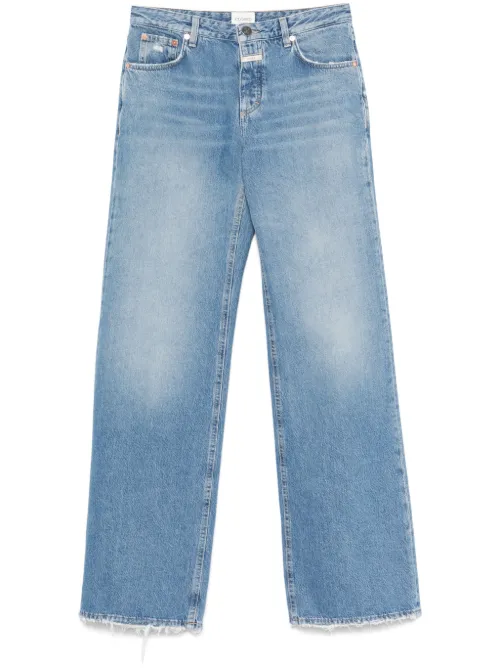 Closed jean à patch logo - Bleu - Closed - Modalova