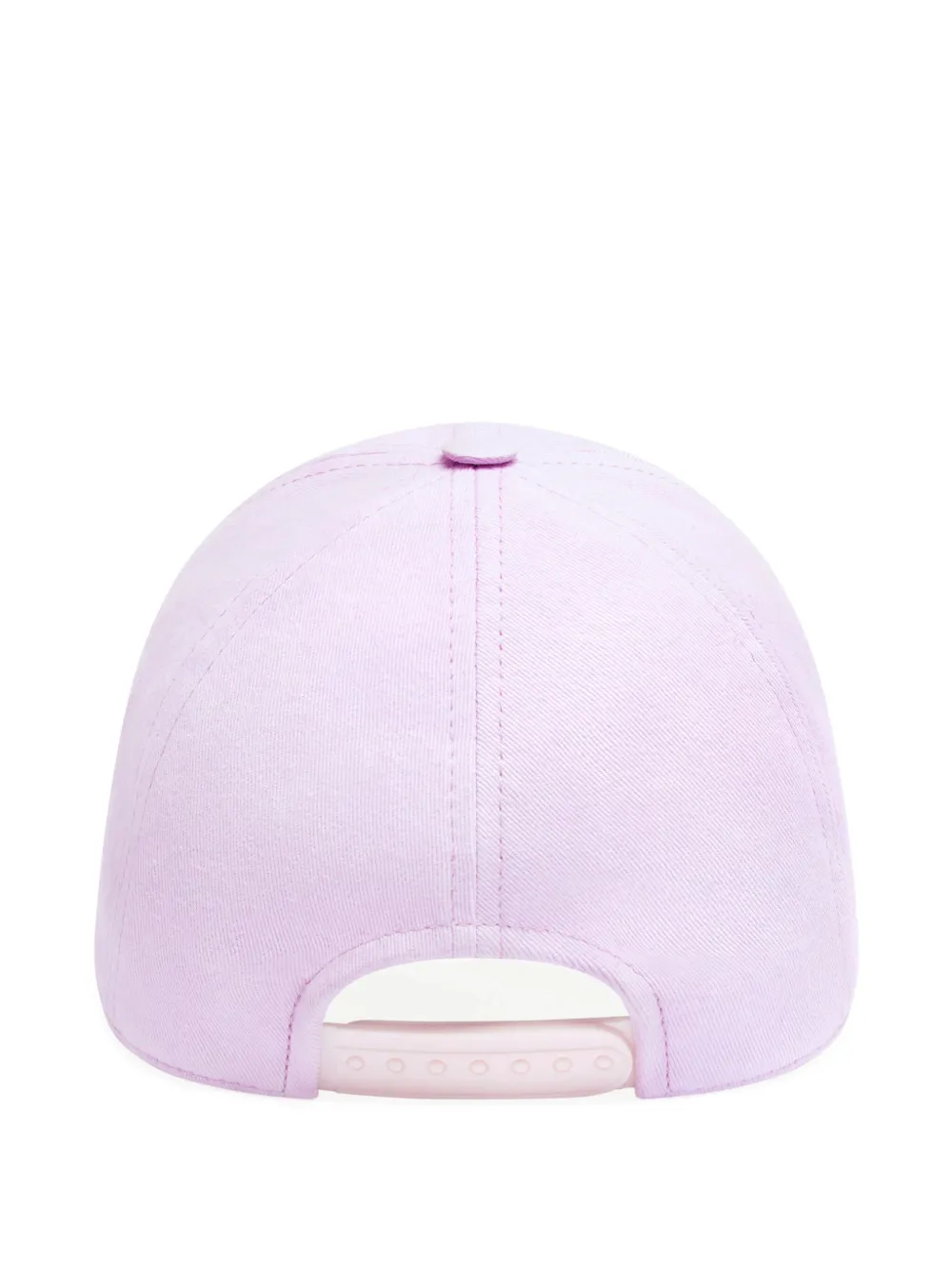 Courrèges cotton baseball cap - Roze