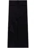 Courrèges Infinity midi skirt - Black