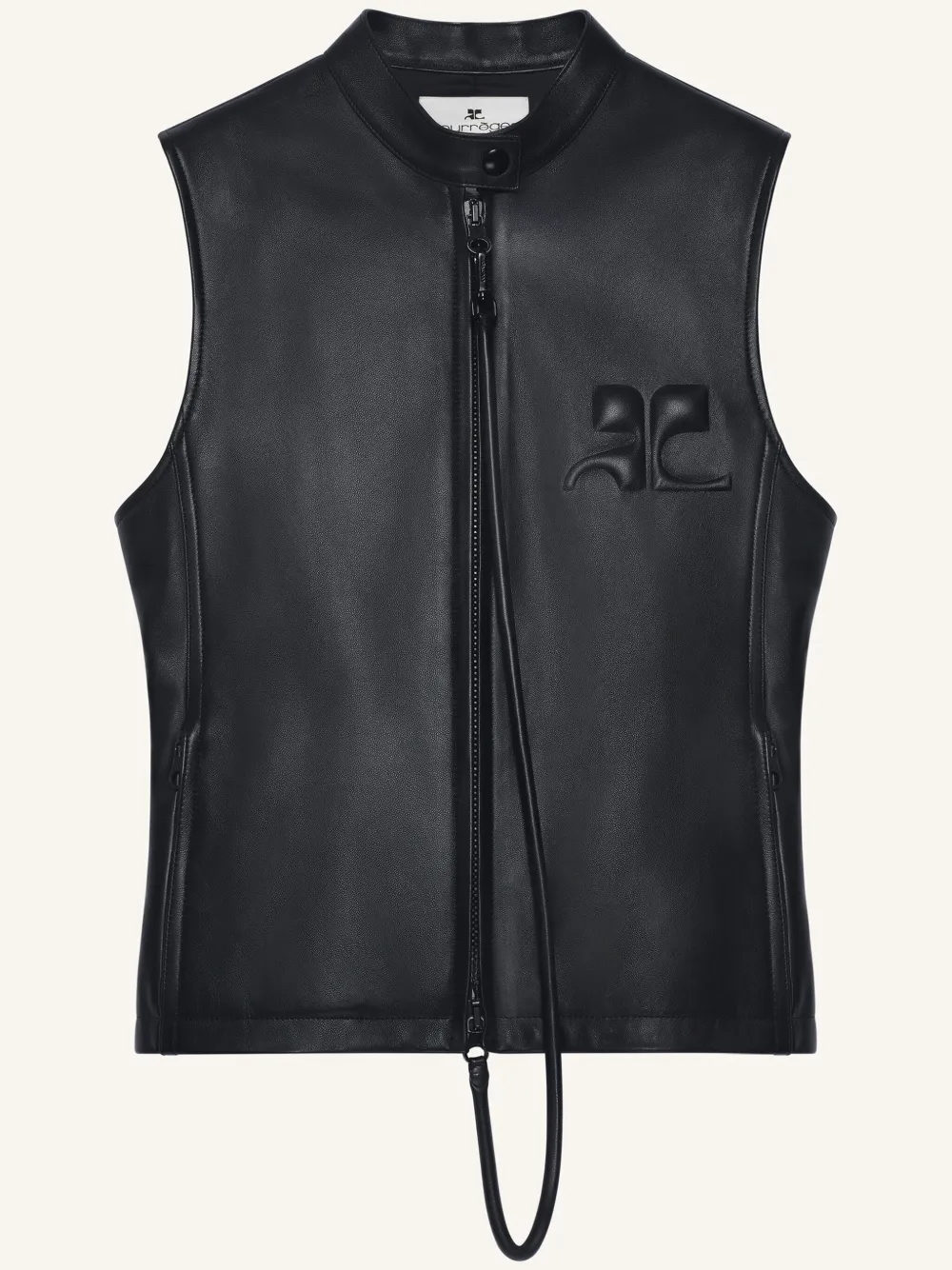 Courrèges City Shadow Vest In ブラック