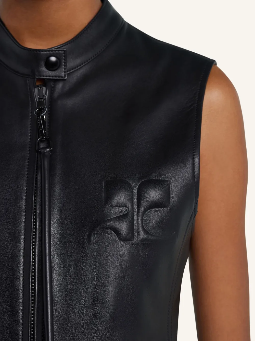 Courrèges City Shadow vest Zwart