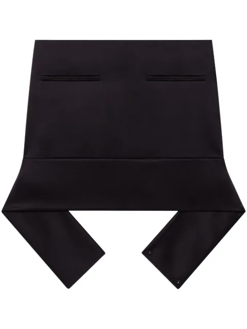 Courrèges belted mini skirt 