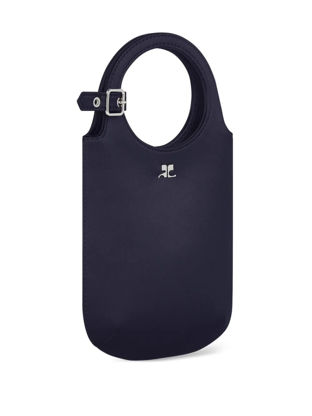 Shop Courrèges Small Holy Tote Bag In Blue