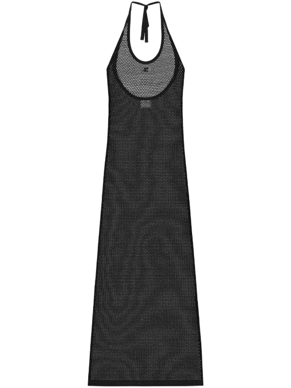 Courrèges Holistic Midi Dress in Black