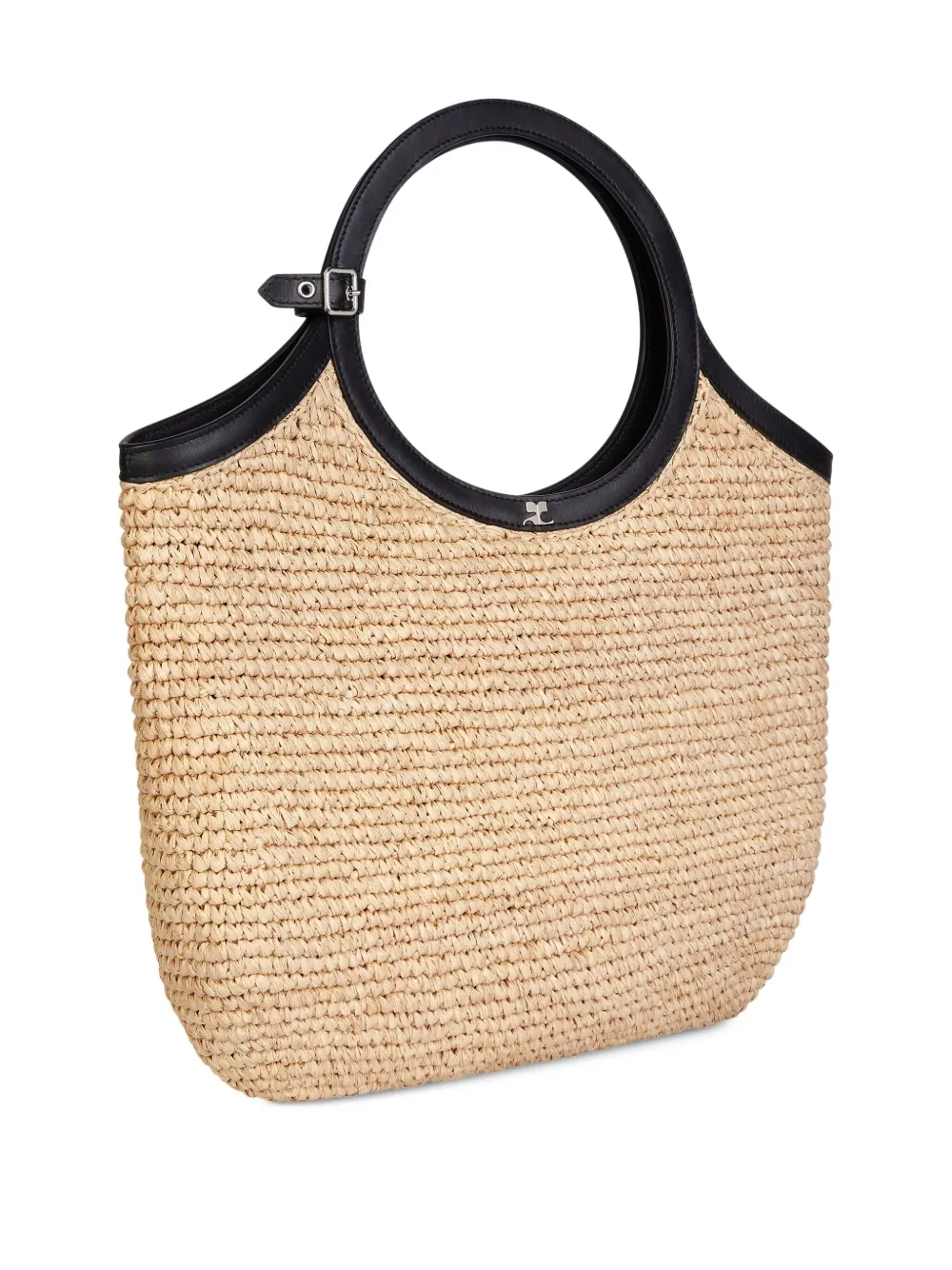 Shop Courrèges Holy Tote Bag In Neutrals