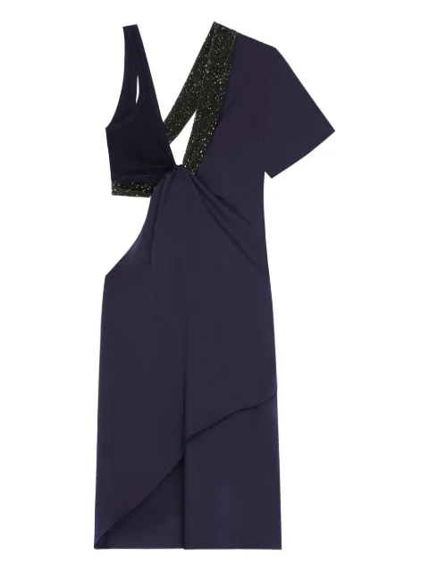 Courrèges asymmetrical twist dress