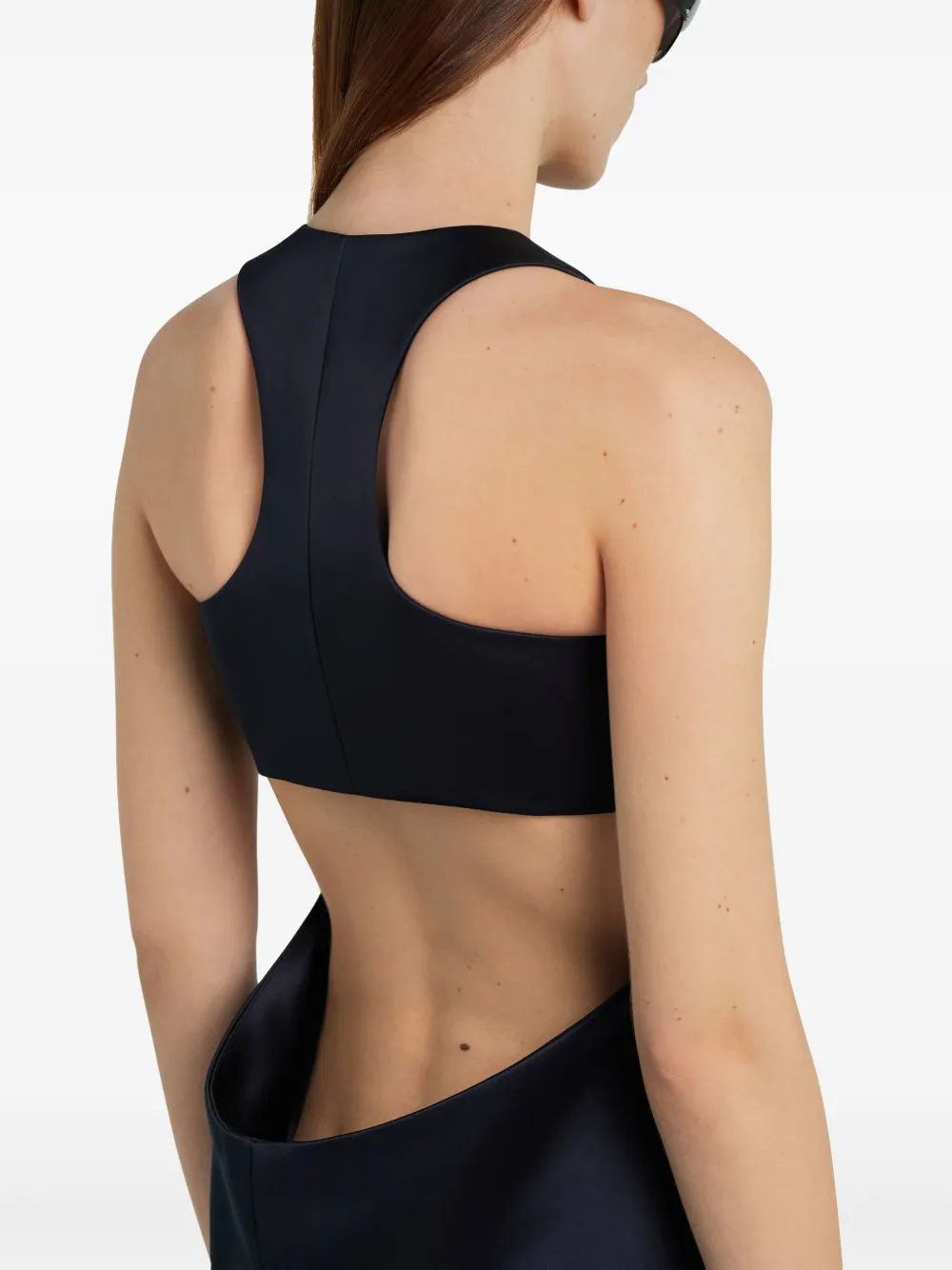 Courrèges Scuba midi-jurk Blauw