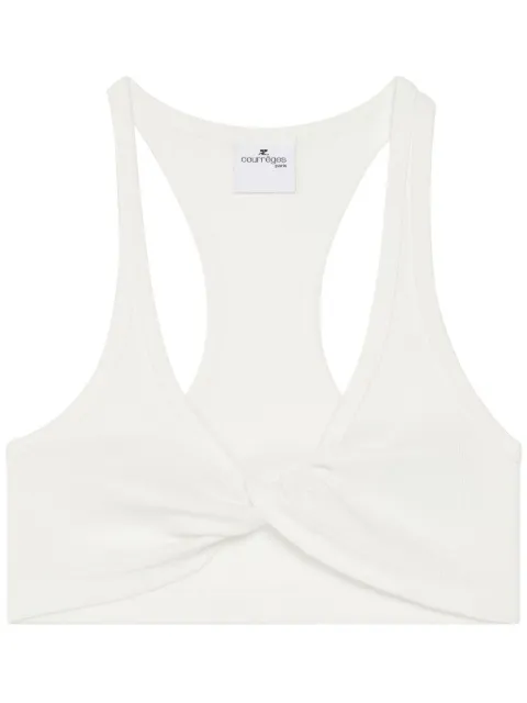 Courrèges Oberteil mit Twist-Detail