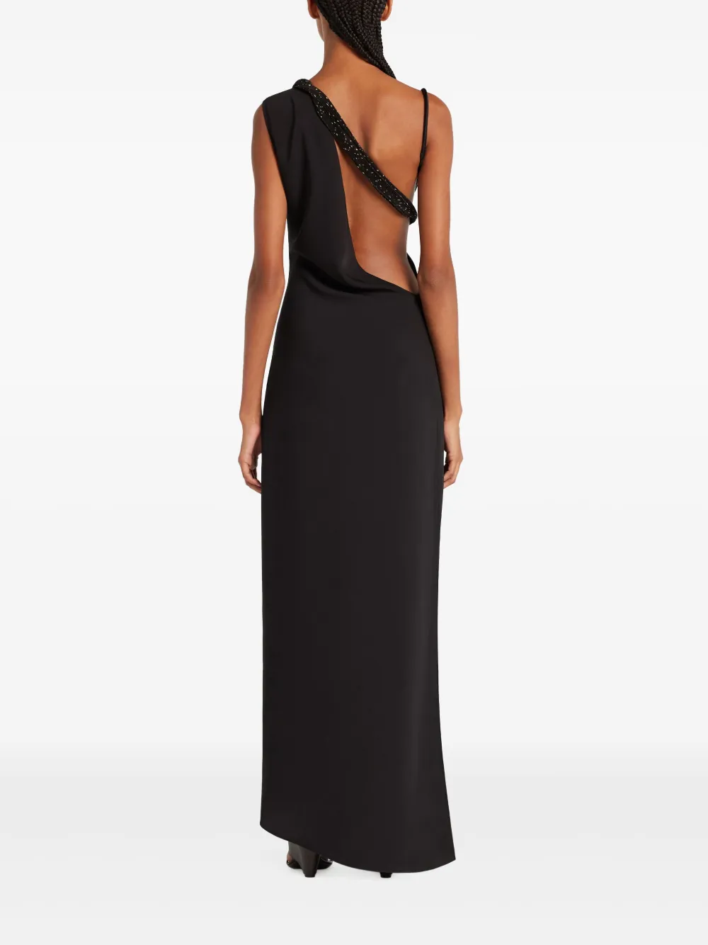 Courrèges Asymmetrische jurk Zwart