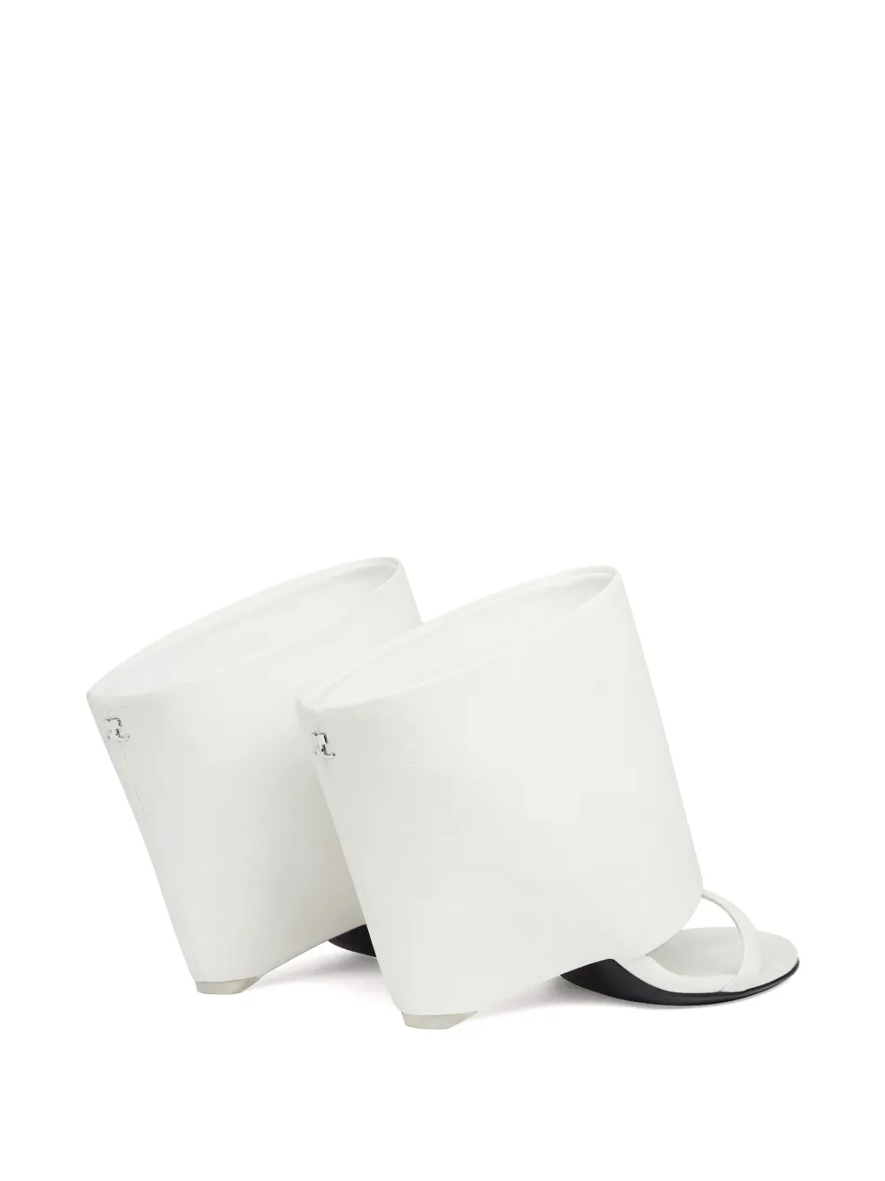 Courrèges Oblique sandals White