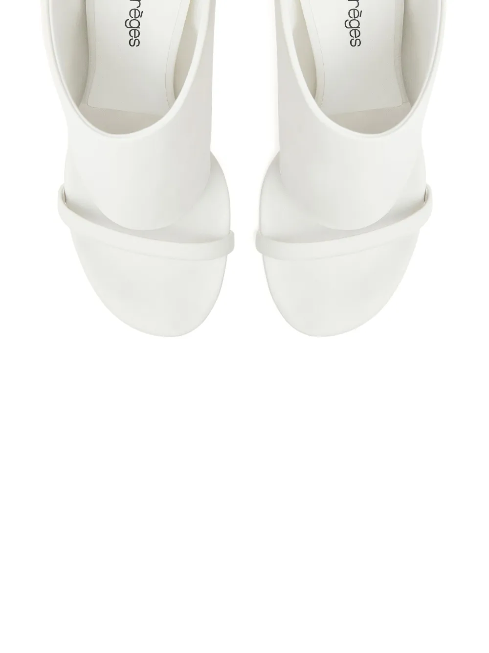 Courrèges Oblique sandals White