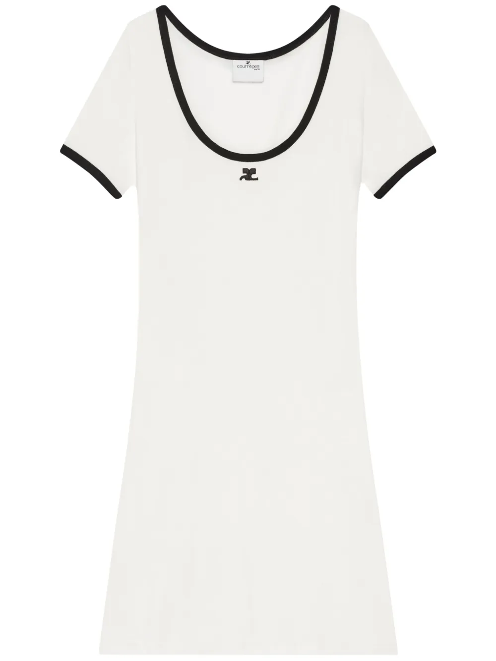 Courrèges Holistic mini-jurk Wit