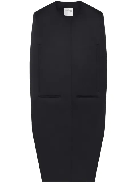 Courrèges معطف بلمسة ساتان