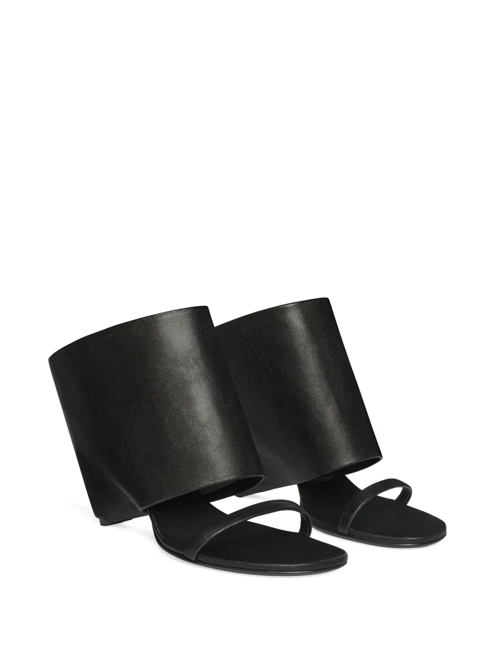 Courrèges Oblique sandals Black