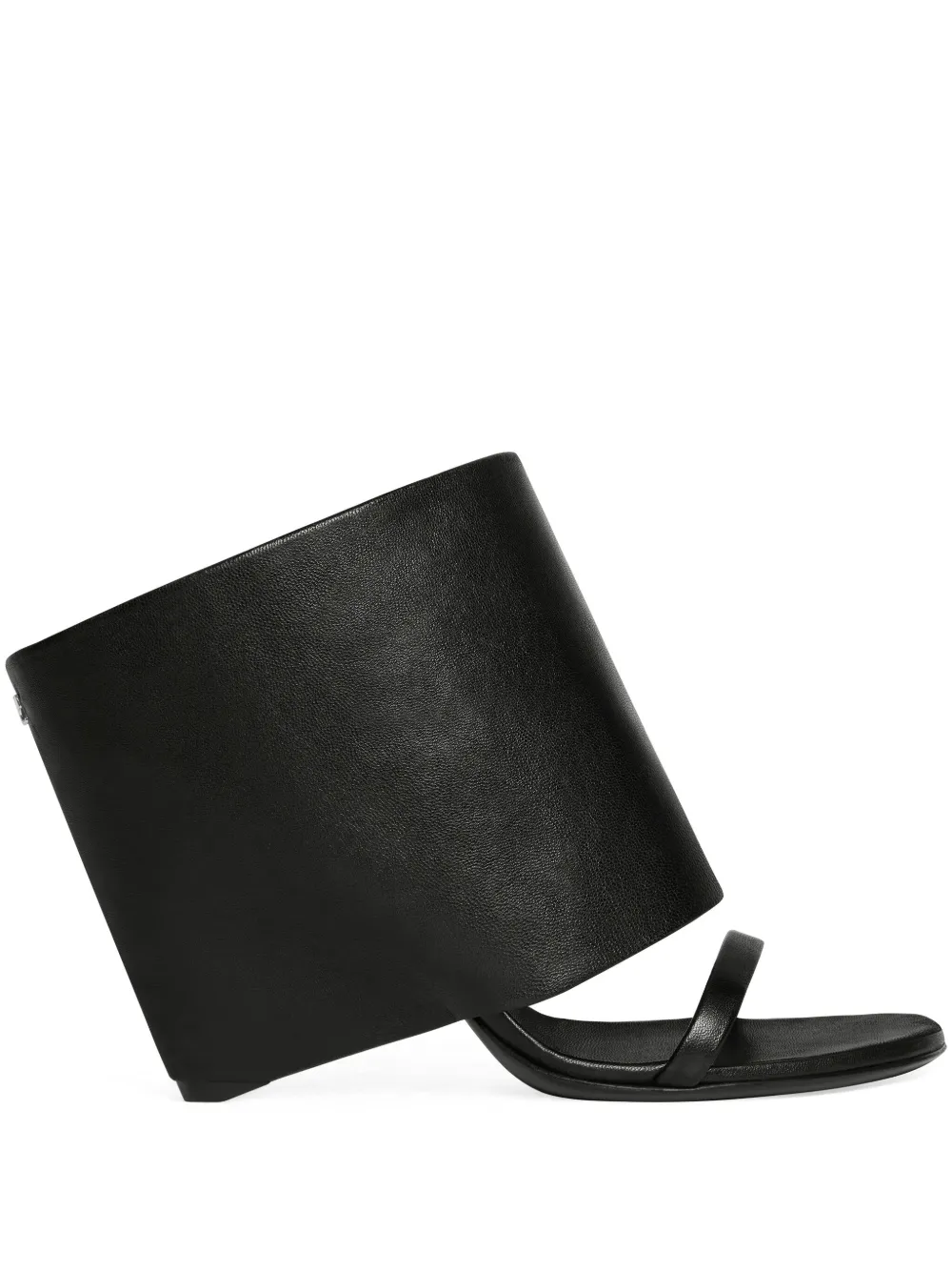 Courrèges Oblique sandals Black