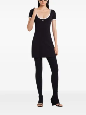 Courreges/HOLISTIC CONTRAST MINI ドレス ワンピース Courrèges ワンピース - FARFETCH
