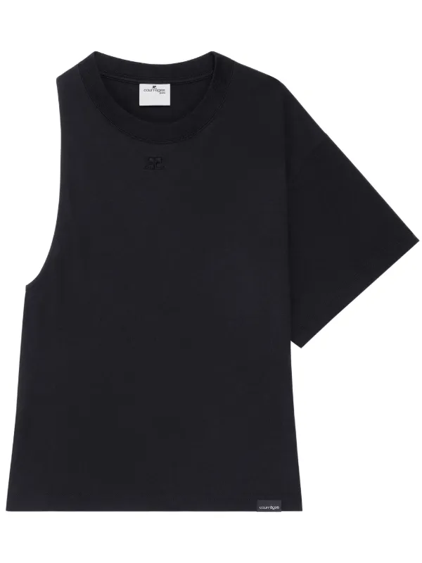 Courrèges Scuba T-shirt in Black