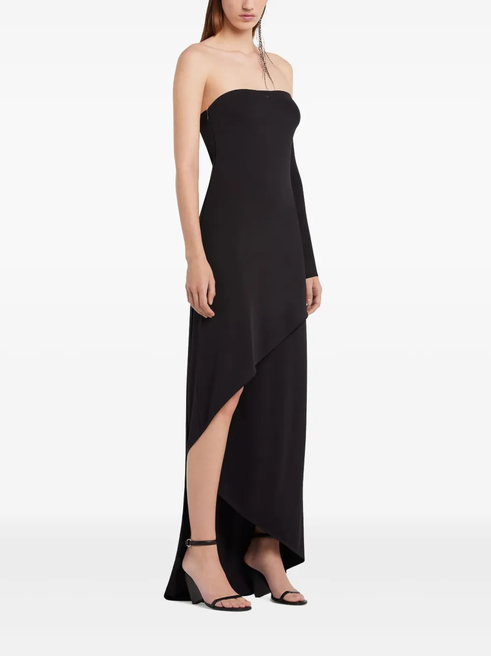 Courrèges Infinity midi-jurk Zwart