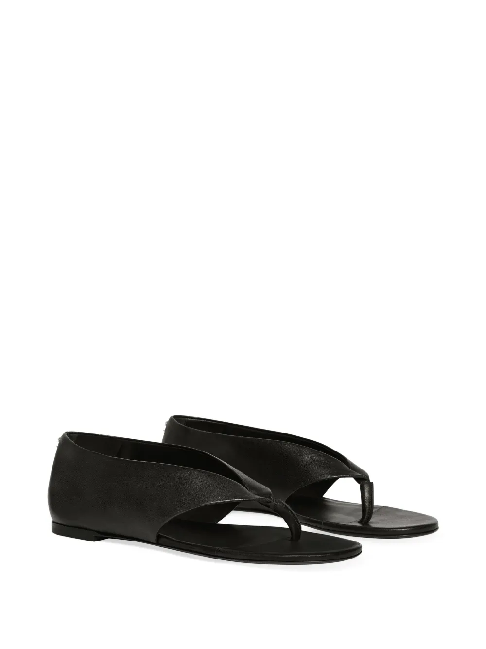 Courrèges Leren sandalen - Zwart