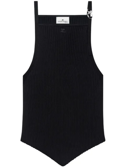 Courrèges pointy-hem tank top 