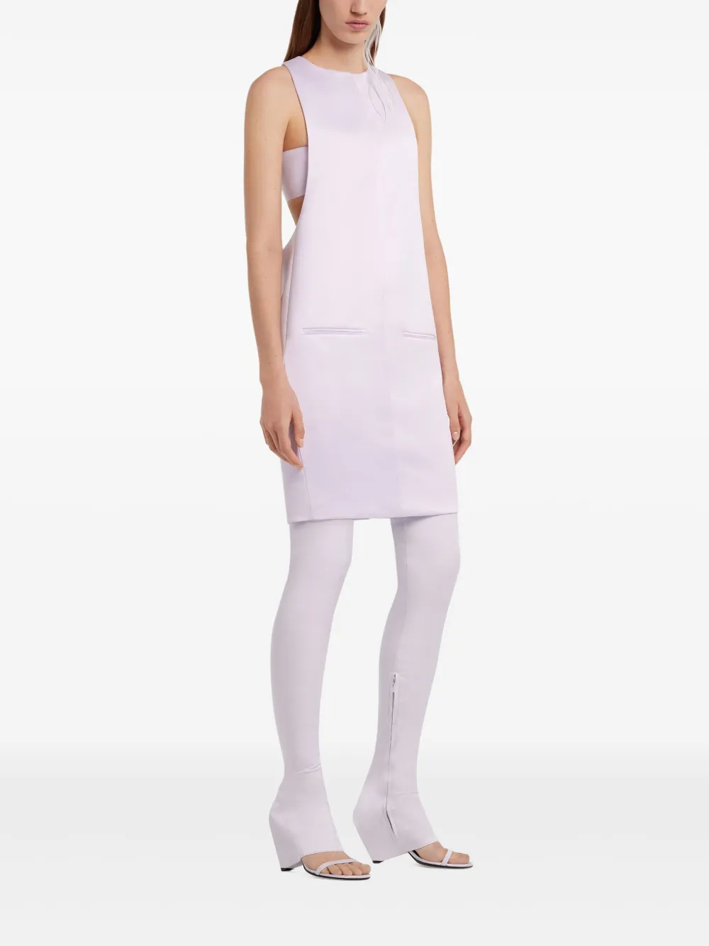 Courrèges Scuba mini-jurk Roze
