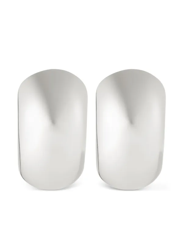 Courrèges Infinity Earrings in Silver