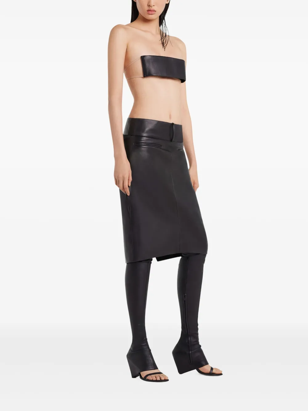 Courrèges Midi-rok Zwart
