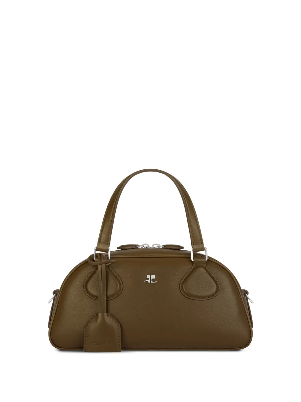 Courrèges Friday leren shopper Bruin