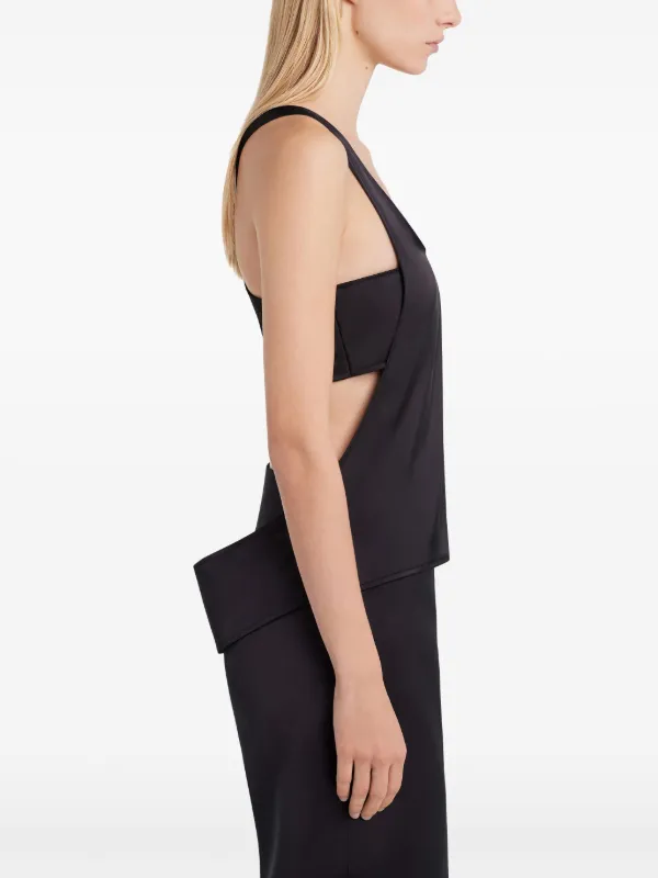 courrèges ブラック タンクトップ S 正規品 Courrèges ロゴ タンクトップ | ブラック | FARFETCH JP