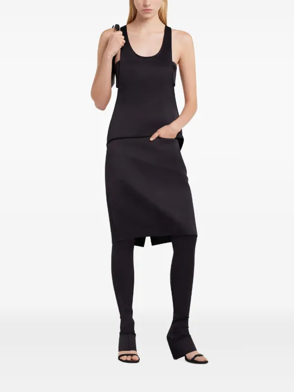 courrèges ブラック タンクトップ S 正規品 Courrèges ロゴ タンクトップ | ブラック | FARFETCH JP