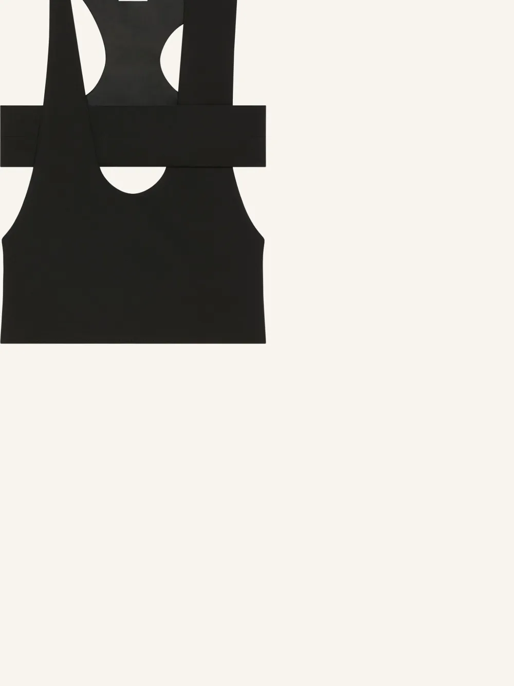 Courrèges Canotta Infinity - Nero