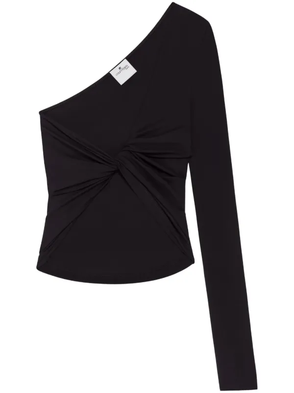 Courrèges Asymmetrical Top in Black