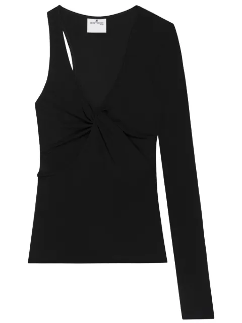 Courrèges twist-detail asymmetric top