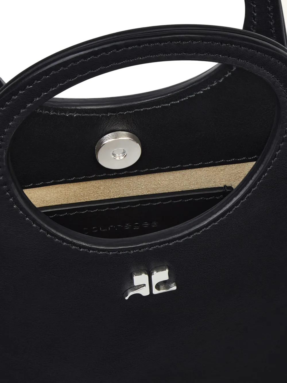 Shop Courrèges Small Holy Tote Bag In Schwarz