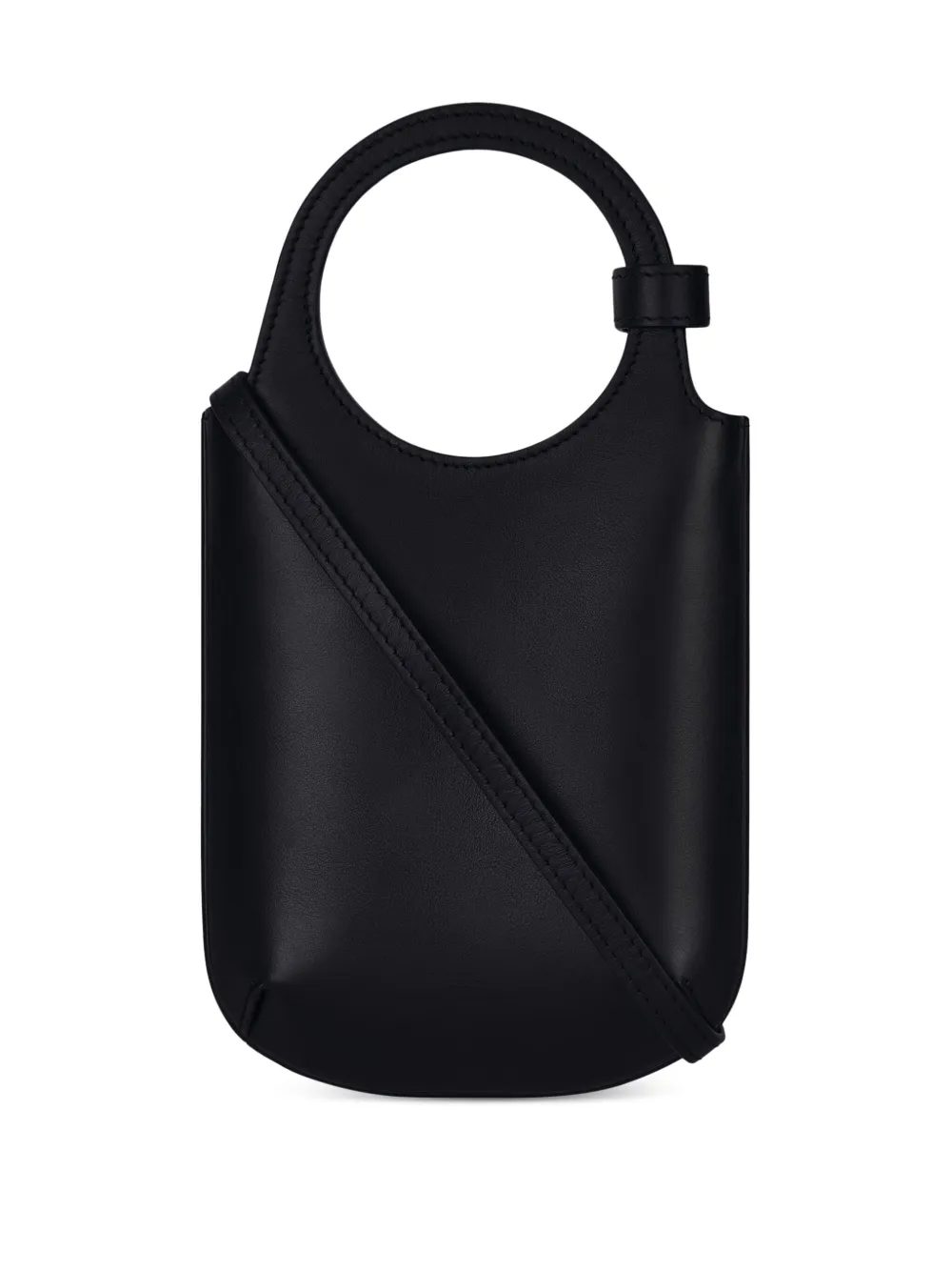 Shop Courrèges Small Holy Tote Bag In Schwarz